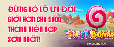 Siêu Thưởng Chào Mừng 100% promotional banner